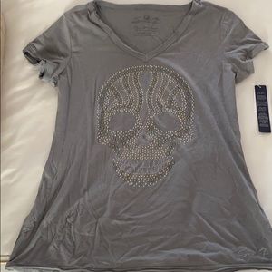 Grey skeleton T-shirt